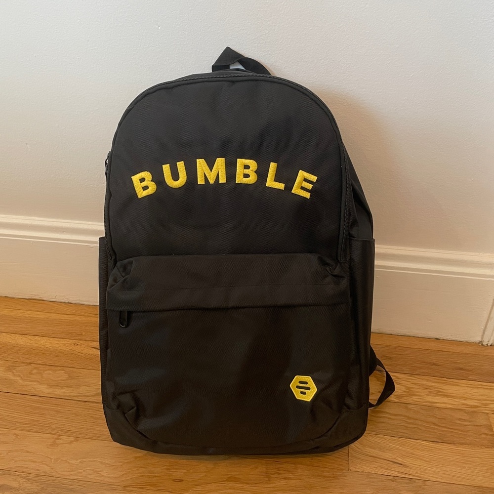 NWOT Bumble Backpack - Black/Yellow